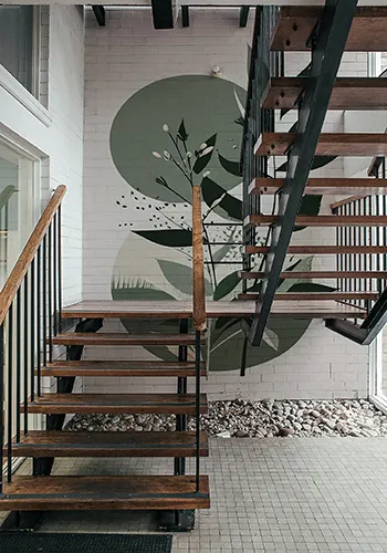 Stairwell after